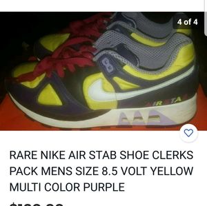 Rare nike clerk pack air stab size 8.5